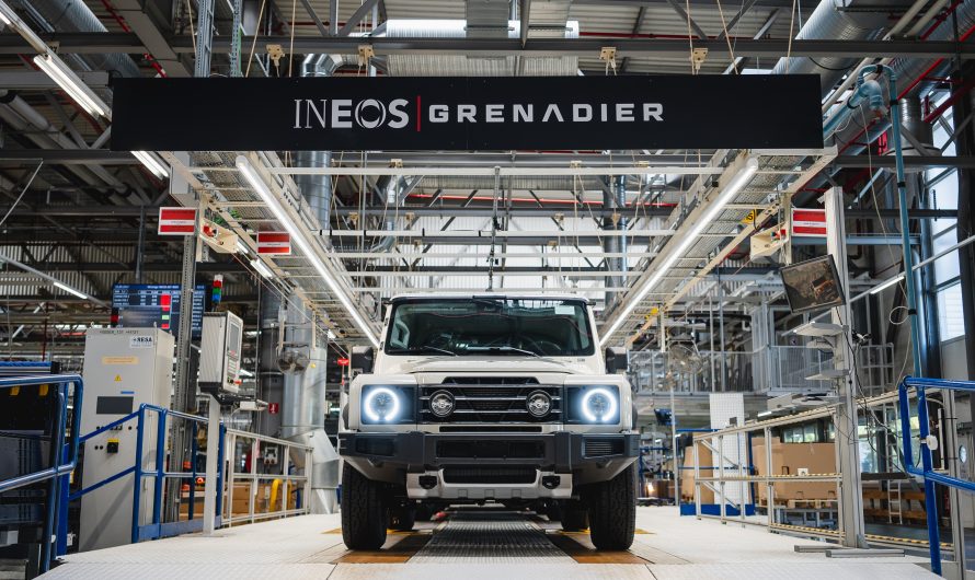 Production of Grenadier 4X4s for North America begins.